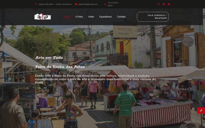 Zrzut ekranu feiradeembudasartes.com.br