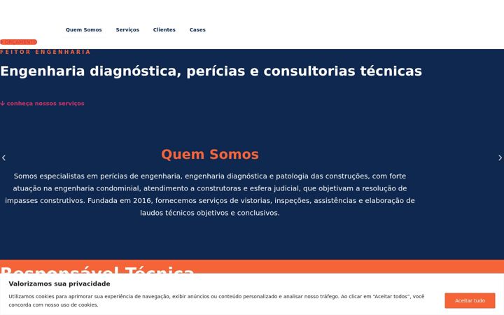 Zrzut ekranu feitorengenharia.com.br