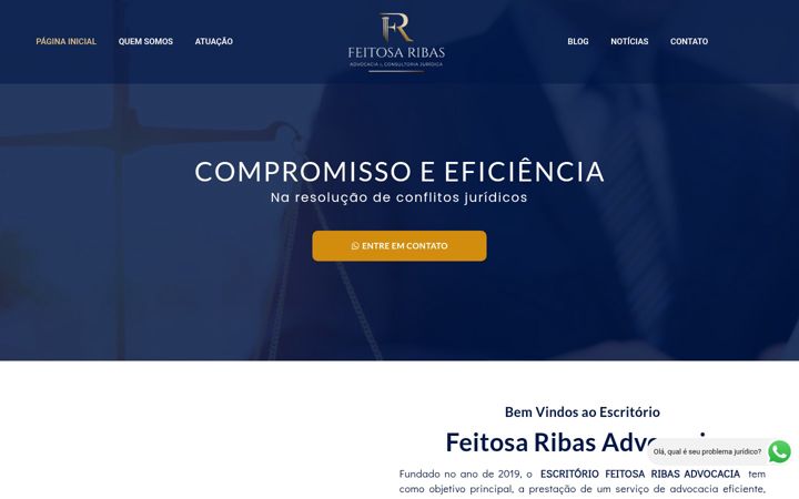Zrzut ekranu feitosaribas.com.br