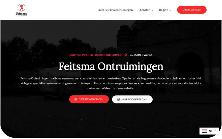 Screenshot of feitsmadelivery.nl