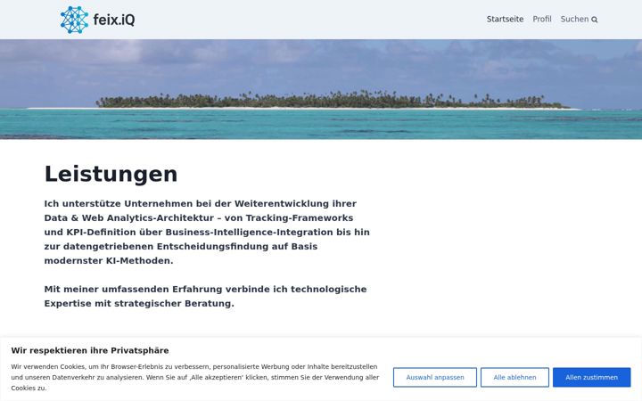 Screenshot of feixiq.de