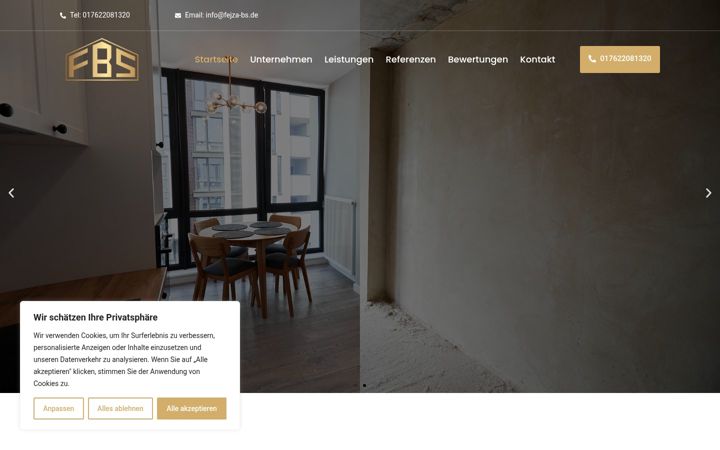Screenshot of fejza-bs.de