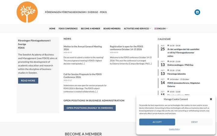 Screenshot of fekis.se
