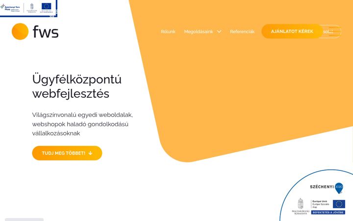 Screenshot of fekiwebstudio.hu