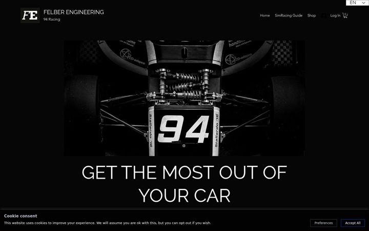 Screenshot of felber-engineering.com