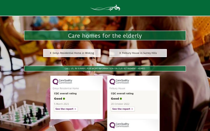 Screenshot van felburyhouse.co.uk