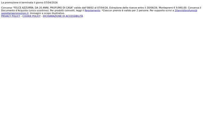 Screenshot of felceazzurra20annidiprofumo.it