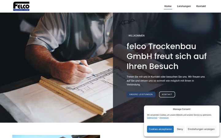 Screenshot of felco-bau.de