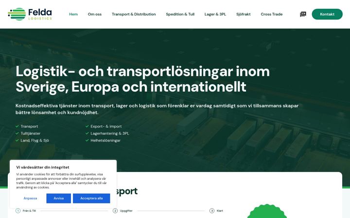 Screenshot of felda.se