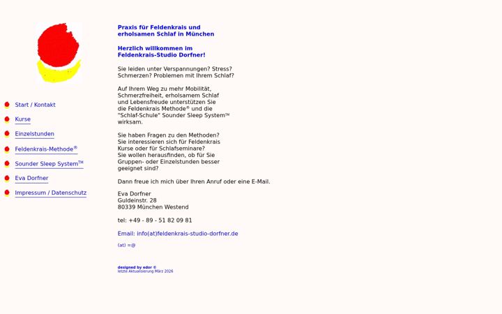 Screenshot of feldenkrais-studio-dorfner.de