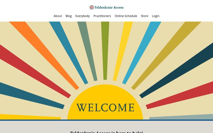 Screenshot of feldenkraisaccess.com