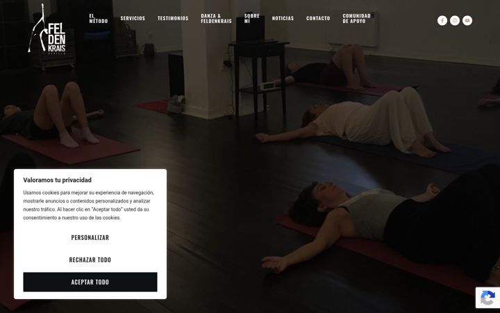 Екранна снимка на feldenkraissevilla.es