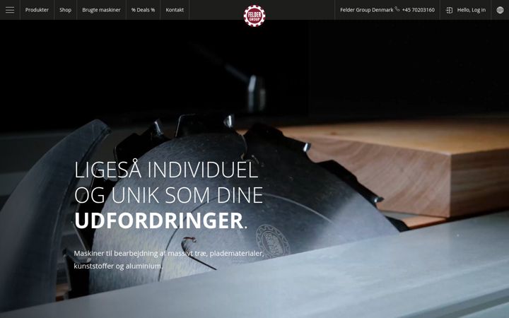Screenshot of felder-group.com