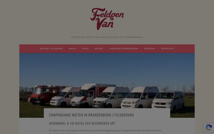 Screenshot of feldgenvan.de