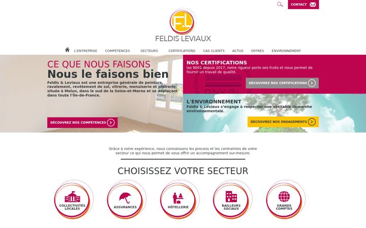 Screenshot of feldisleviaux.fr