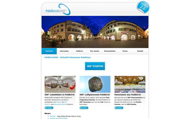 Screenshot of feldkirch360.at