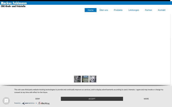 Screenshot of feldmann-cnc.de