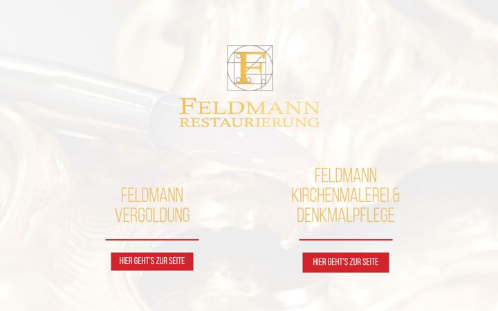 Screenshot of feldmann-restaurierung.de