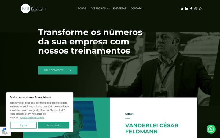 Screenshot of feldmann.adm.br