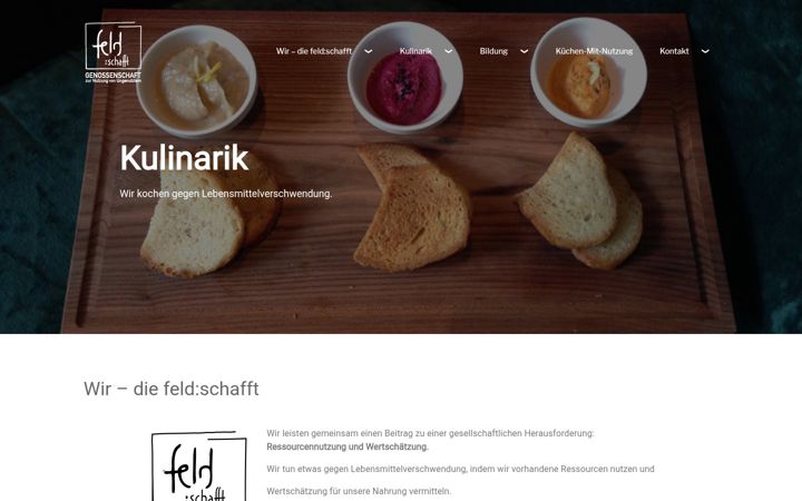 Snímek obrazovky feldschafft.at