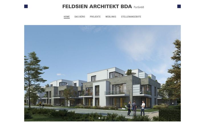 Screenshot of feldsien.de