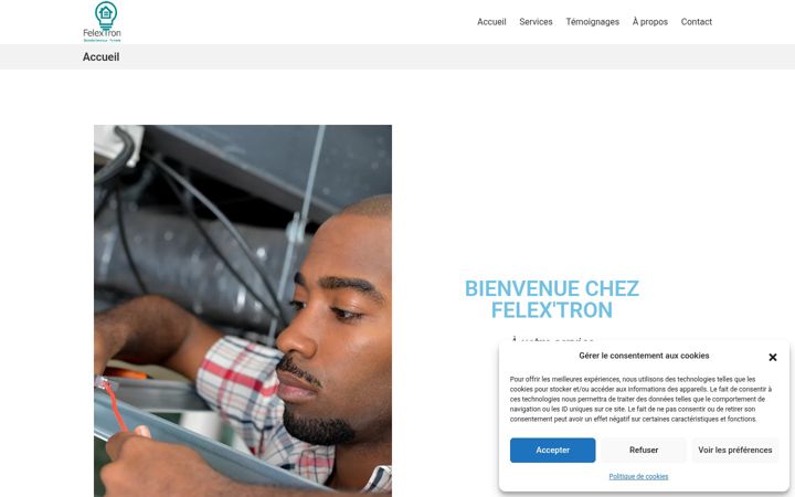 Screenshot of felextron.fr
