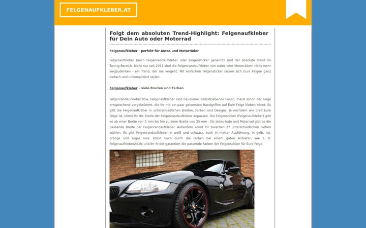 Screenshot of felgenaufkleber.at