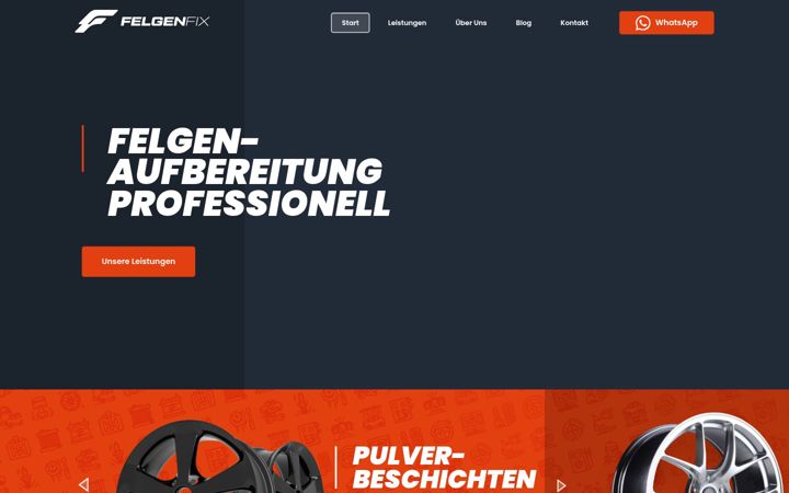 Screenshot of felgenfix.de