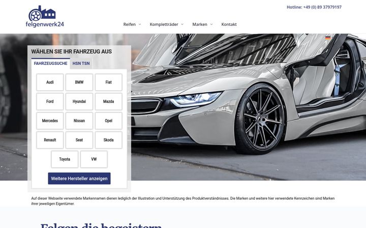 Screenshot of felgenwerk24.de