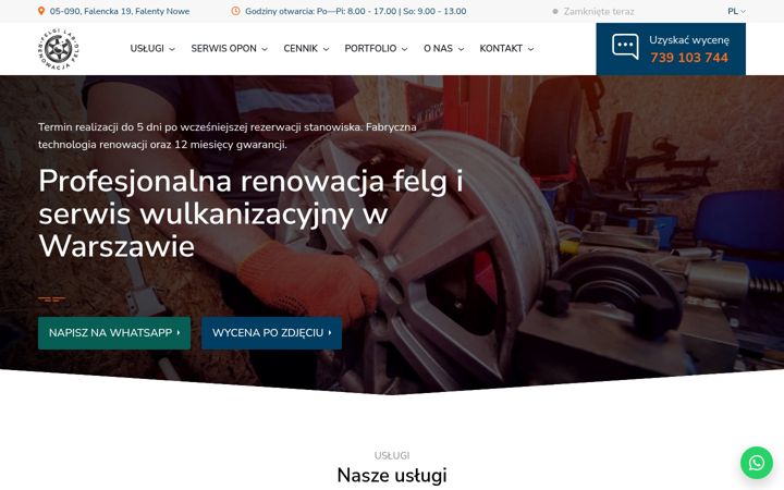 Screenshot of felgilab.pl