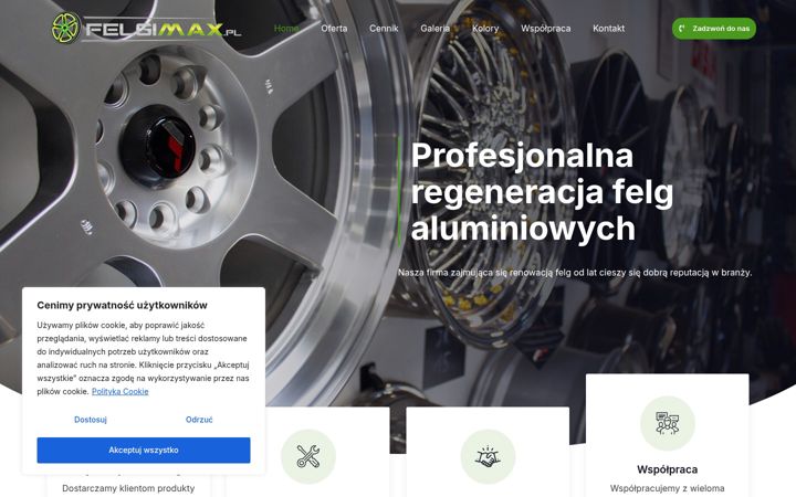 Screenshot of felgimax.pl