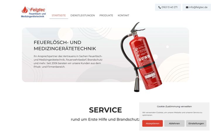 Screenshot of felgtec.de