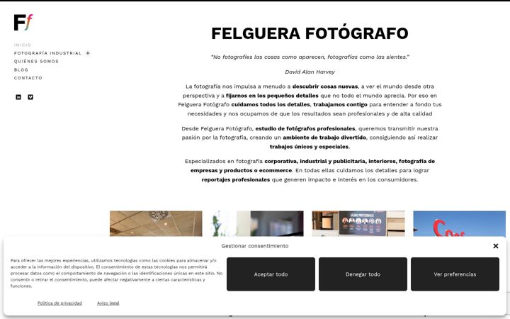 Screenshot of felguerafotografo.com