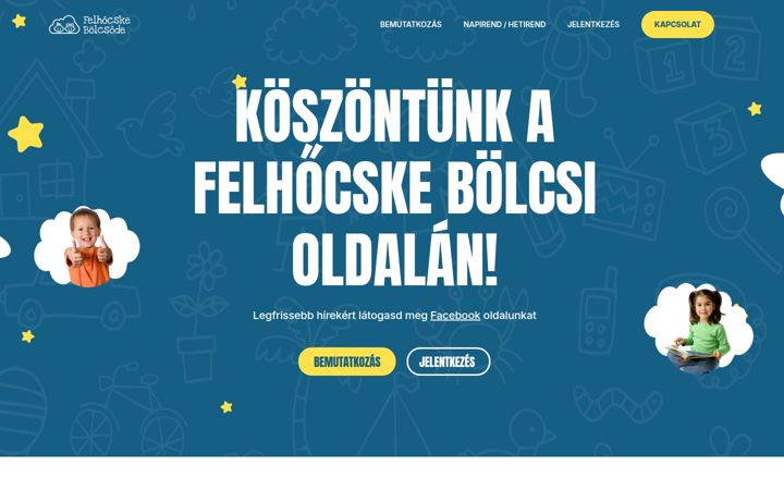 Snímek obrazovky felhocskebolcsi.hu