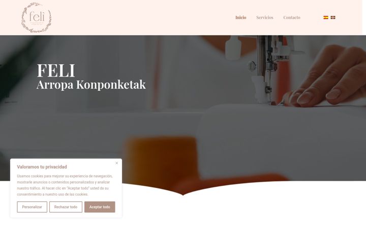Screenshot of feliarropakonponketak.es