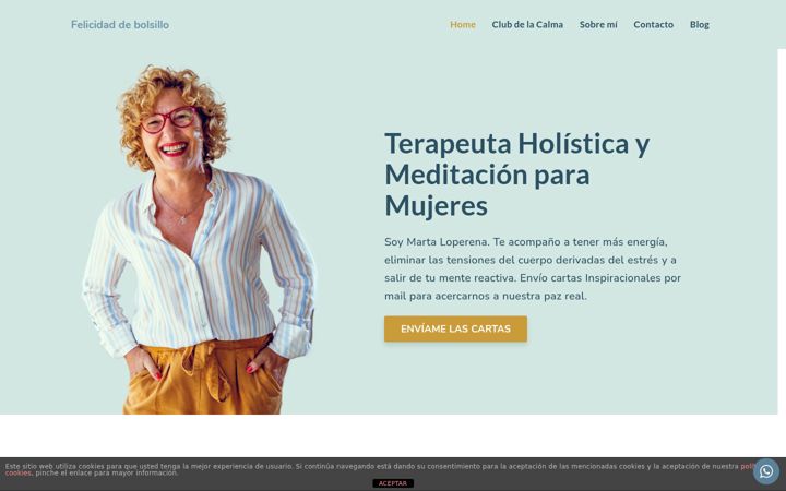Captura de ecrã de felicidaddebolsillo.com