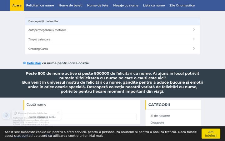 Screenshot of felicitaricunume.com
