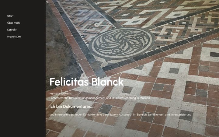 Screenshot of felicitasblanck.de
