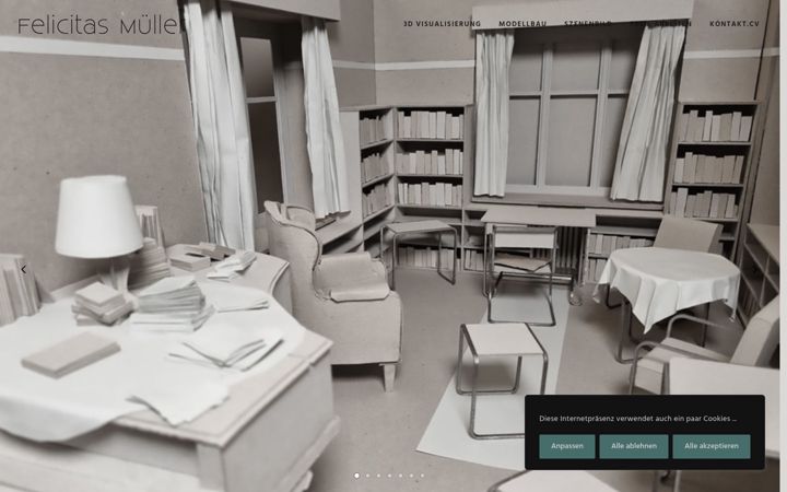 Screenshot of felicitasmueller.de