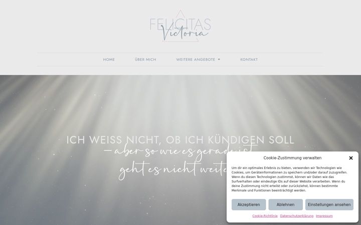 Screenshot von felicitasvictoria.de