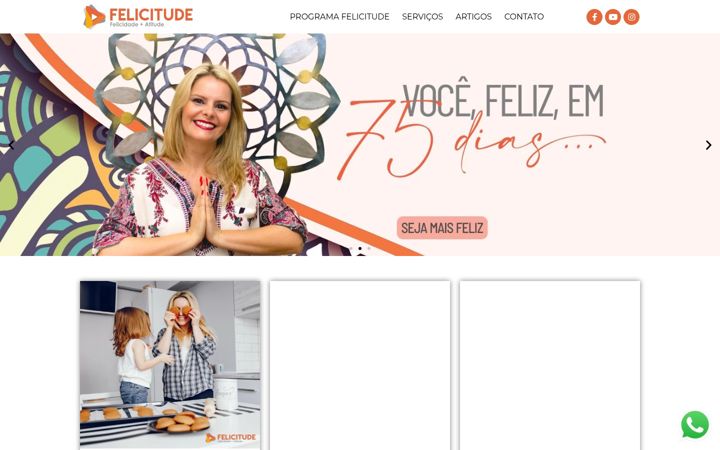 Screenshot of felicitude.com.br