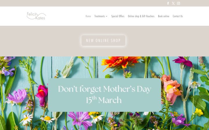 Screenshot of felicitykates.co.uk