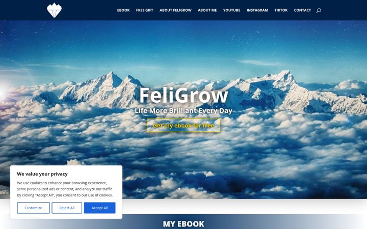 Screenshot of feligrow.com