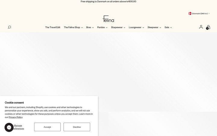 Screenshot of felina.com