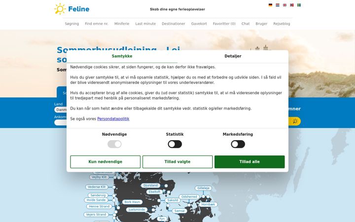 Screenshot of feline.dk