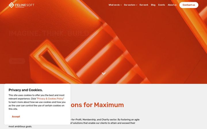 Screenshot of felinesoft.com