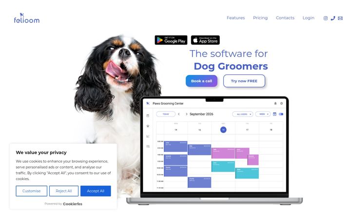 Screenshot of felioom.co.uk