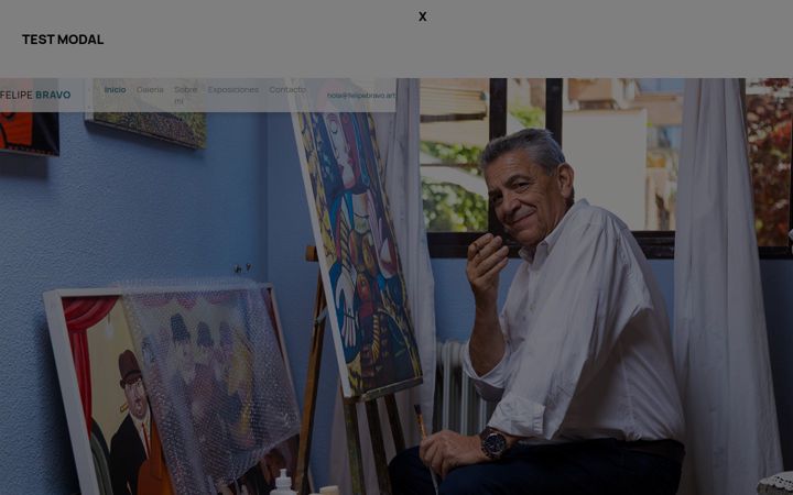 Screenshot of felipebravo.art