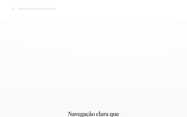 Screenshot of felipecampagnani.com.br