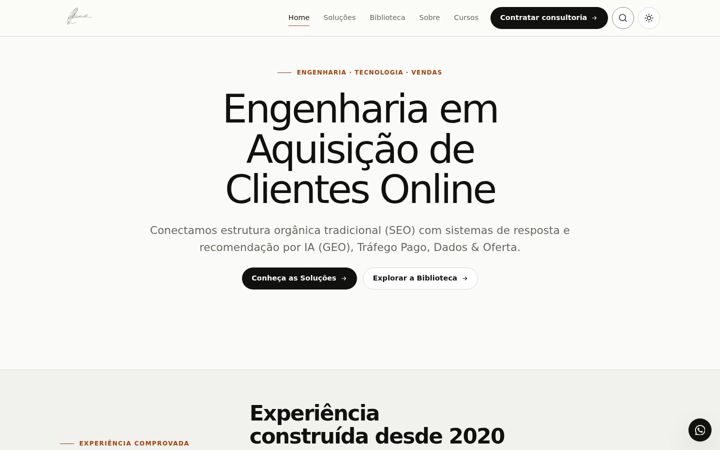 Snímek obrazovky felipecferreira.com.br